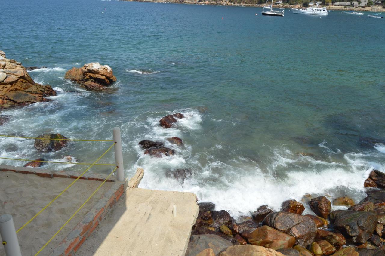Casa Frente Al Mar Vila Yelapa Exterior foto