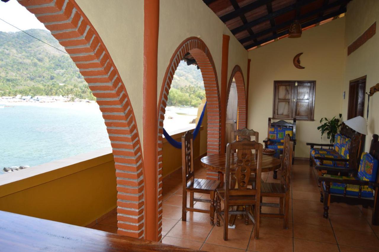 Casa Frente Al Mar Vila Yelapa Exterior foto